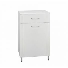 Шкаф Style Line Эко Стандарт ТН 60 белый с бельевой корзиной ЛС-00000229_