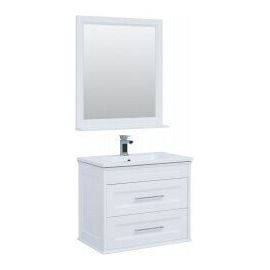 Комплект мебели для ванной Aquanet Бостон М 80 белый матовый арт.00210630_