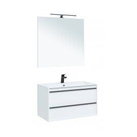 Мебель для ванной Aquanet Lino 90 белый матовый арт.00271957_