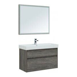 Мебель для ванной Aquanet Nova Lite 100 дуб рошелье (2 ящика) арт.00243231_