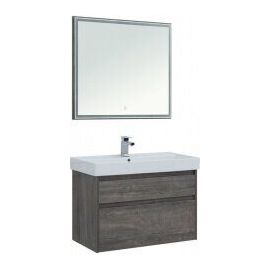 Мебель для ванной Aquanet Nova Lite 90 дуб рошелье (2 ящика) арт.00243247_