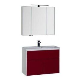 Мебель для ванной Aquanet Латина 90 бордо арт.00181087_