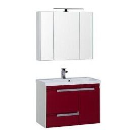 Мебель для ванной Aquanet Тиволи 90 бордо арт.00180566_