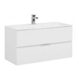 Тумба с раковиной Aquanet Алвита 100 белый арт. 00238369_