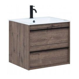 Тумба с раковиной Aquanet Lino 60 Дуб Веллингтон арт. 00271944_