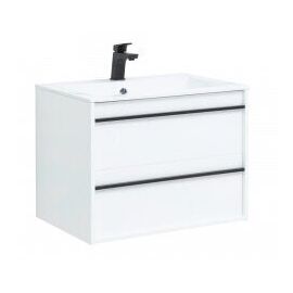 Тумба с раковиной Aquanet Lino 70 белый матовый арт. 00271945_