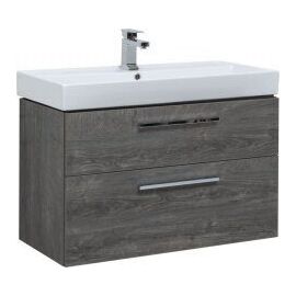 Тумба с раковиной Aquanet Nova 90 дуб рошелье (2 ящика) арт. 00245257_