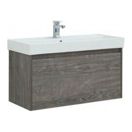 Тумба с раковиной Aquanet Nova Lite 100 дуб рошелье (1 ящик) арт. 00245251_