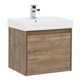 Тумба с раковиной Aquanet Nova Lite 60 дуб рустикальный (1 ящик) арт. 00254694_
