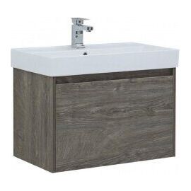 Тумба с раковиной Aquanet Nova Lite 75 дуб рошелье (1 ящик) арт. 00245242_