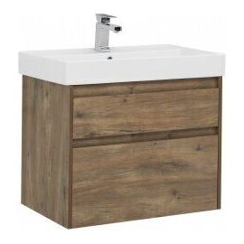 Тумба с раковиной Aquanet Nova Lite 75 дуб рустикальный (2 ящика) арт. 00254697_