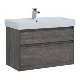 Тумба с раковиной Aquanet Nova Lite 90 дуб рошелье (2 ящика) арт. 00245249_