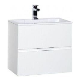 Тумба с раковиной Aquanet Алвита 60 белый арт. 00213095_