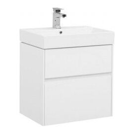 Тумба с раковиной Aquanet Бруклин 60 белый арт. 00212596_