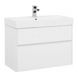 Тумба с раковиной Aquanet Бруклин 85 белый арт. 00212598_