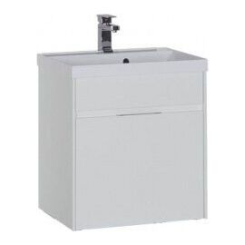 Тумба с раковиной Aquanet Латина 60 белый (1 ящик) арт. 00212979_