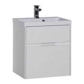 Тумба с раковиной Aquanet Латина 60 белый (2 ящика) арт. 00212833_