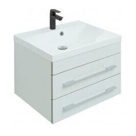 Тумба с раковиной Aquanet Верона 58 New белый матовый арт. 00281094_