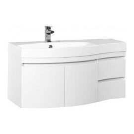 Тумба с раковиной Aquanet Опера 115 L белый (2 дверцы 2 ящика) арт. 00212990_