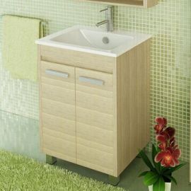 Тумба с раковиной Comforty Марио 60 сосна лоредо_