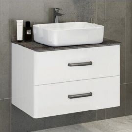 Тумба с раковиной Comforty Амстердам 75 белая_