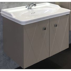 Тумба Comforty Кремона-80 латте с раковиной 50180_