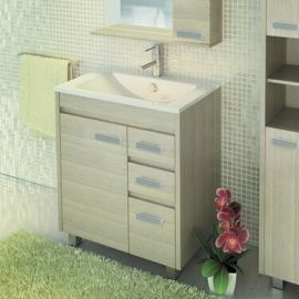 Тумба с раковиной Comforty Марио 75 сосна лоредо_