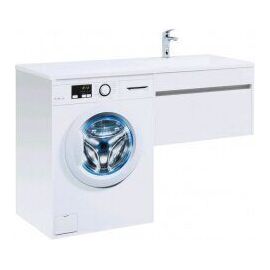 Тумба с раковиной Aquanet Токио 130 R белый (подвесная, 1 ящик) арт. 00239218_