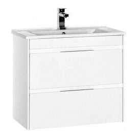 Тумба с раковиной Aquanet Тулон 75 белый арт. 00213065_
