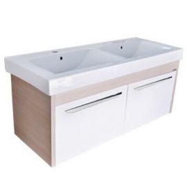 Тумба с раковиной Comforty Твикс 120 П сосна лоредо_