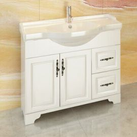 Тумба с раковиной Comforty Севилья 100 слоновая кость_