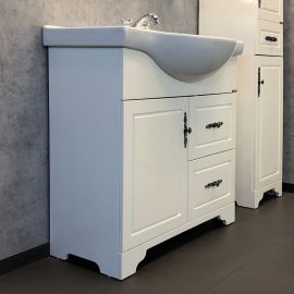 Тумба с раковиной Comforty Севилья 85 слоновая кость_