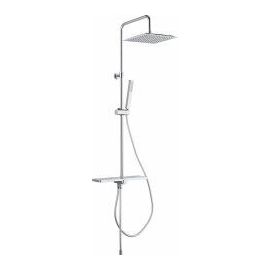 Душевая стойка Aquanet Pragmatic S AF430-70-S-C, с полочкой_