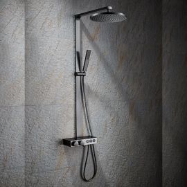 Душевая стойка Black&White U7815GM_