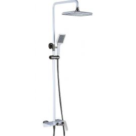 Душевая стойка Bronze de Luxe Quadro LT919WC белый/хром_