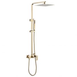 Душевая стойка ABBER Daheim AF8220G без излива, золото матовое_
