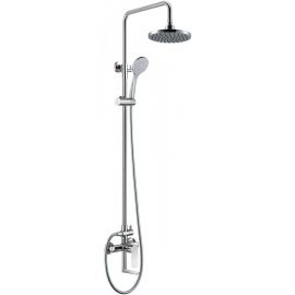 Душевая стойка ABBER Weiss Insel AF8014 с изливом, хром_