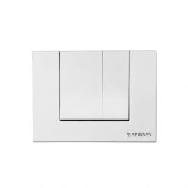 Кнопка BERGES для инсталляции NOVUM S4 Soft Touch белая_