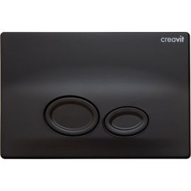 Кнопка смыва Creavit DROP черная матовая_