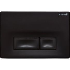 Кнопка смыва Creavit ORE черная глянец_