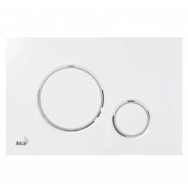 Кнопка смыва AlcaPlast THIN M770 белый / хром глянцевый_