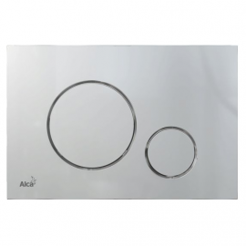 Кнопка смыва AlcaPlast THIN M672 хром матовый_