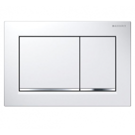 Кнопка смыва Geberit Omega 30 115.080.KJ.1 белая/хром_