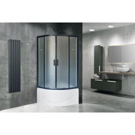 Душевой уголок Royal Bath RB 100BK-C-BL матовое_