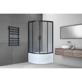 Душевой уголок Royal Bath RB 100BK-T-BL прозрачное_