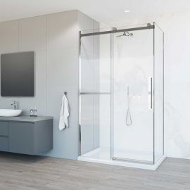 Душевой уголок Vincea Como Soft VSR-1CS8012CL 1200х800, Размер: 120х80, Профиль: Хром_