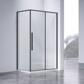 Душевой уголок Vincea Slim-N VSR-4SN9012CLB 1200х900, Размер: 120х90, Профиль: Черный, Стекло: Прозрачное_