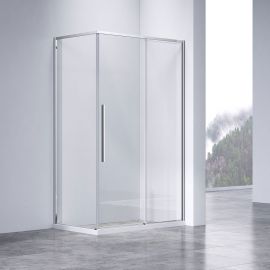Душевой уголок Vincea Slim-N VSR-4SN8011CL 1100х800, Размер: 110х80, Профиль: Хром, Стекло: Прозрачное_