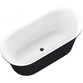 Акриловая ванна Aquanet Smart 170x78 88778 Gloss Finish черный глянец_