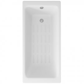 Ванна чугунная Delice Parallel 1700х800 без ручек с ножками и антискользящим покрытием_